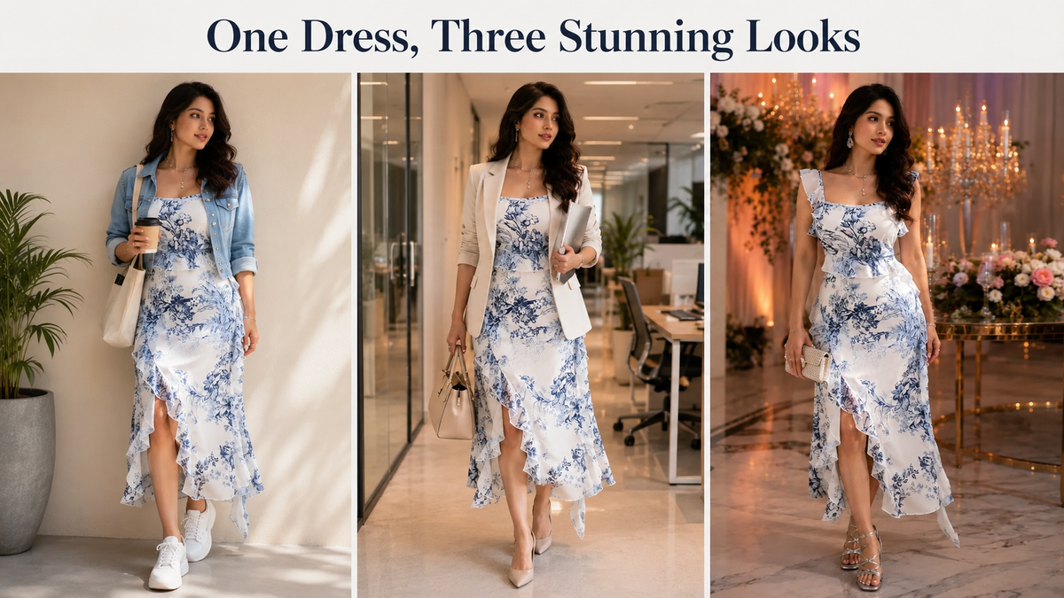 Would You Wear the Same Outfit in 3 Different Ways? Easy Styling Ideas