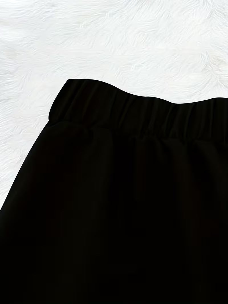 Chic Ombre Pleated Midi Skirt