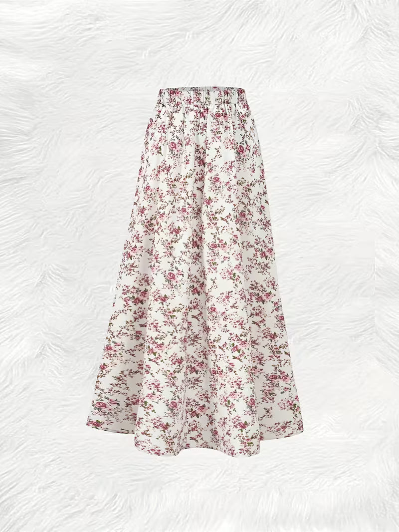 Floral Breeze Maxi Skirt