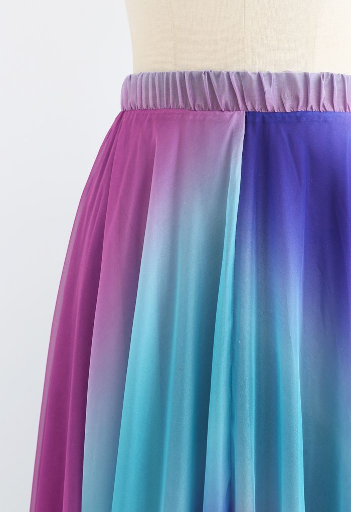 Aurora Multicolor Ombre Printed  Lightweight & Flowing