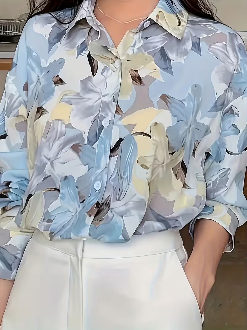 This elegant features a soft cream base with a delicate floral pattern