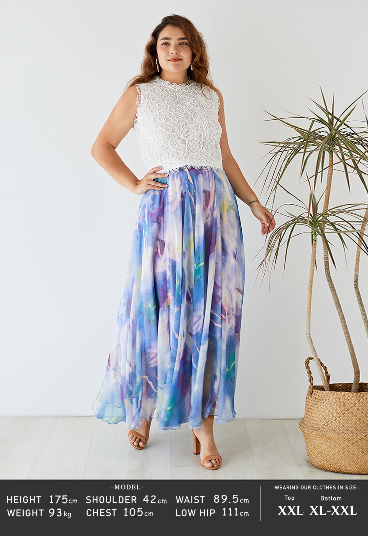 Elegant Lavender Mist Watercolor Maxi Skirt Flowing Silhouette with Soft  Dreamy Pastel Tones for Day to Evening Wear
