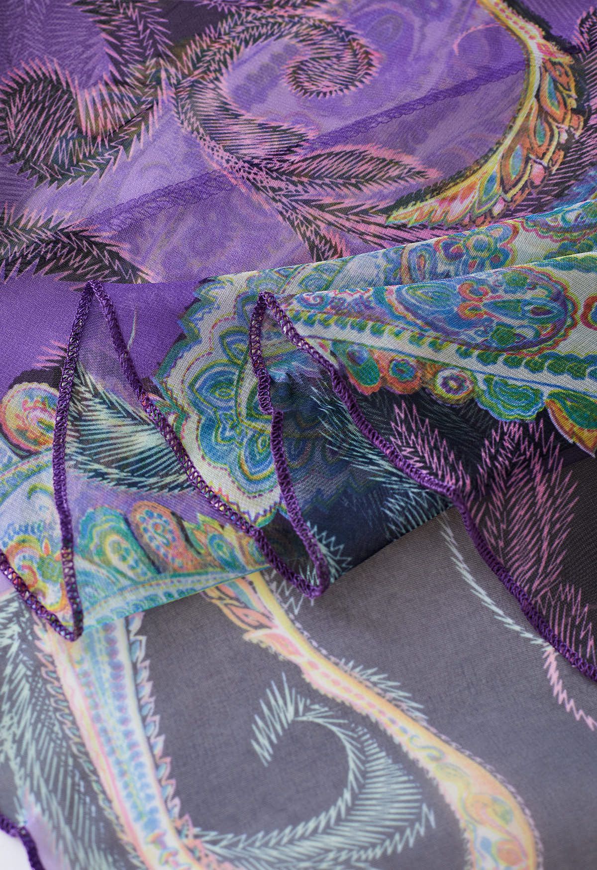 The Royal Paisley Aura Maxi Skirt