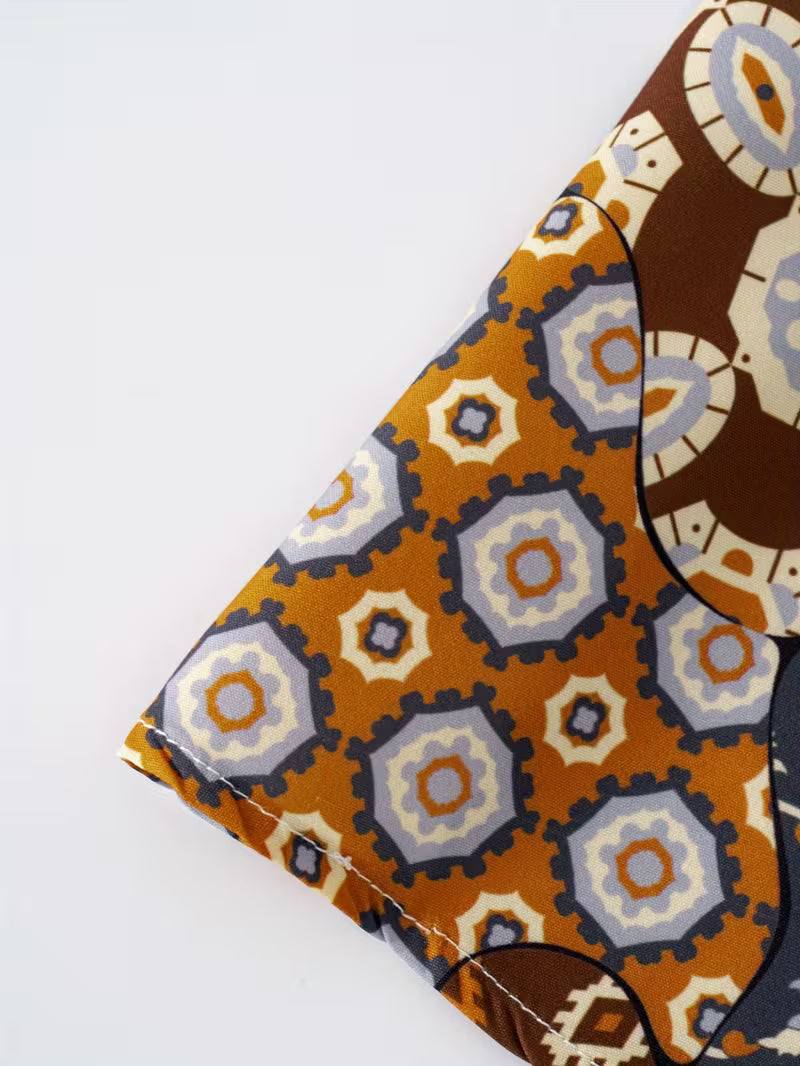 Heritage Patchwork Boho Maxi Skirt