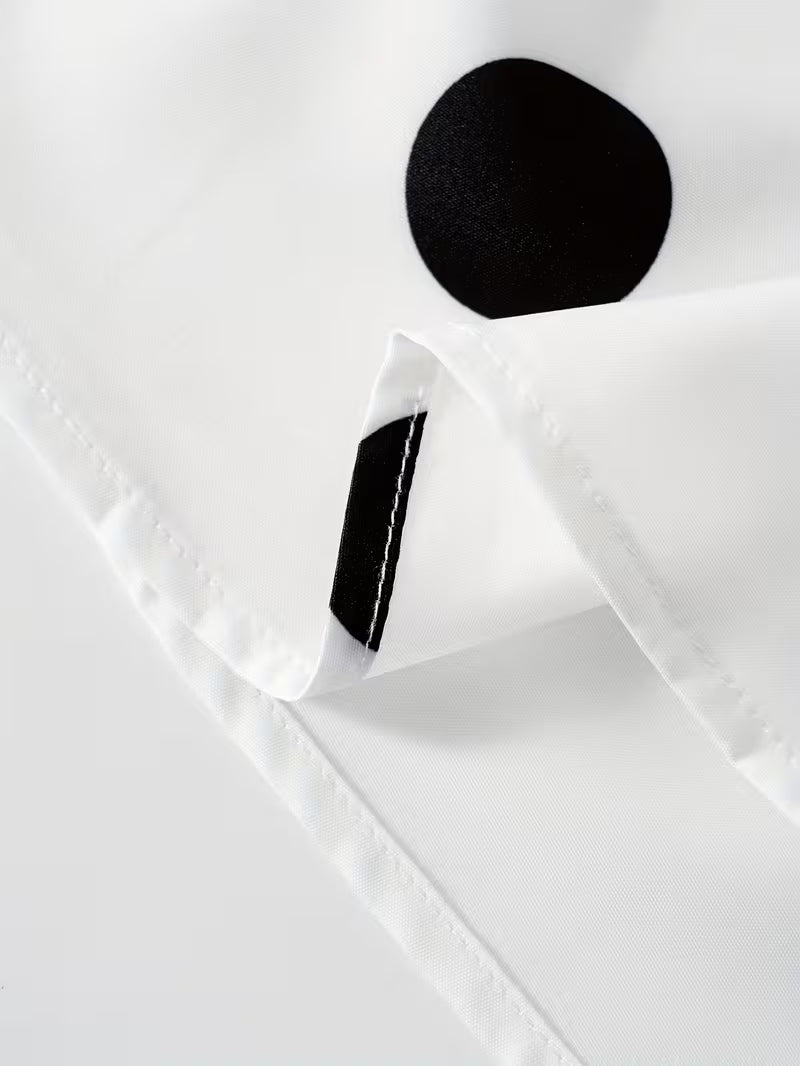 The Polka Atelie White and black skirt