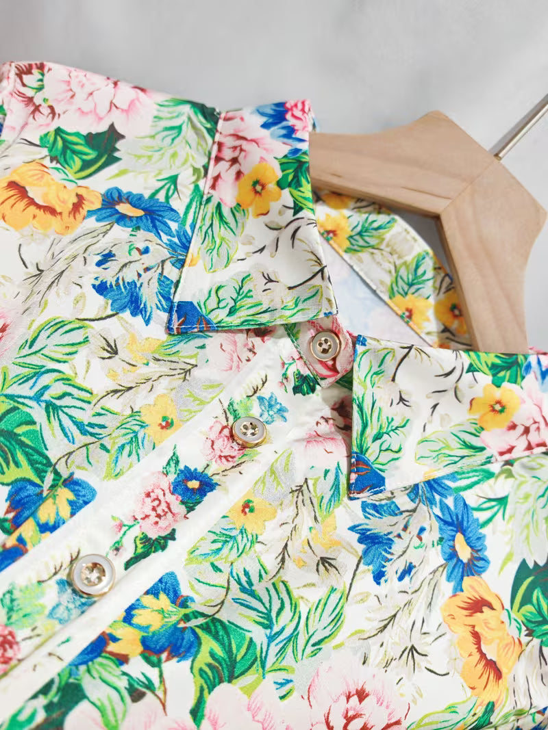 Floral Printed Premium  Shirt