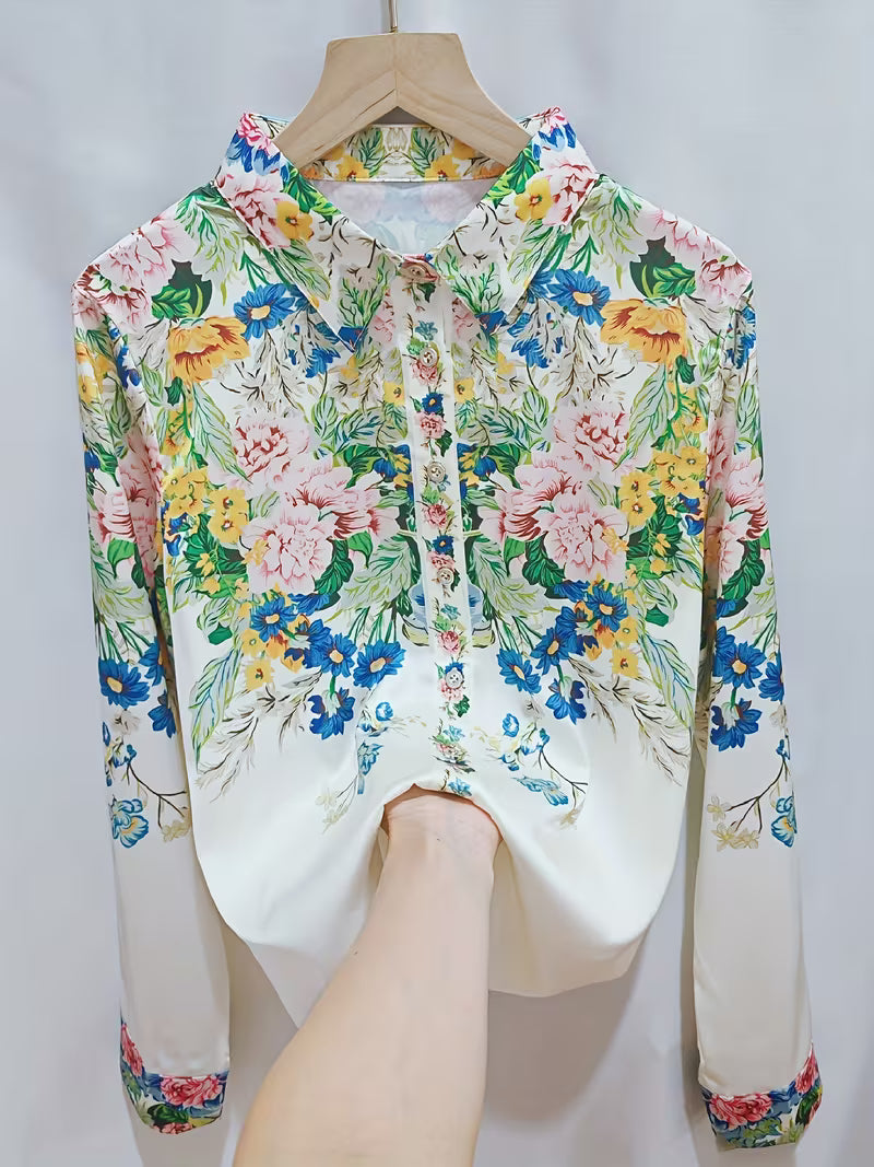 Floral Printed Premium  Shirt