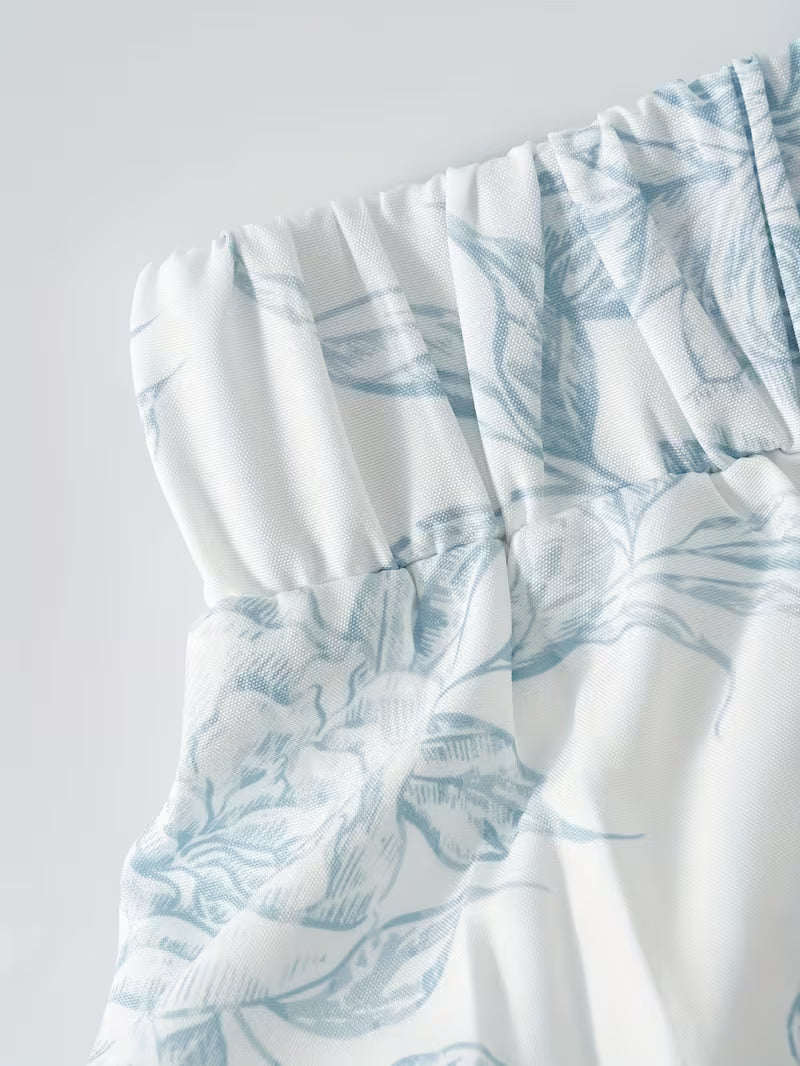 Monochrome Garden Floral Print