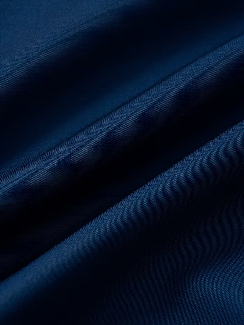 Women’s Navy Blue Leaf Printed Long Skirt