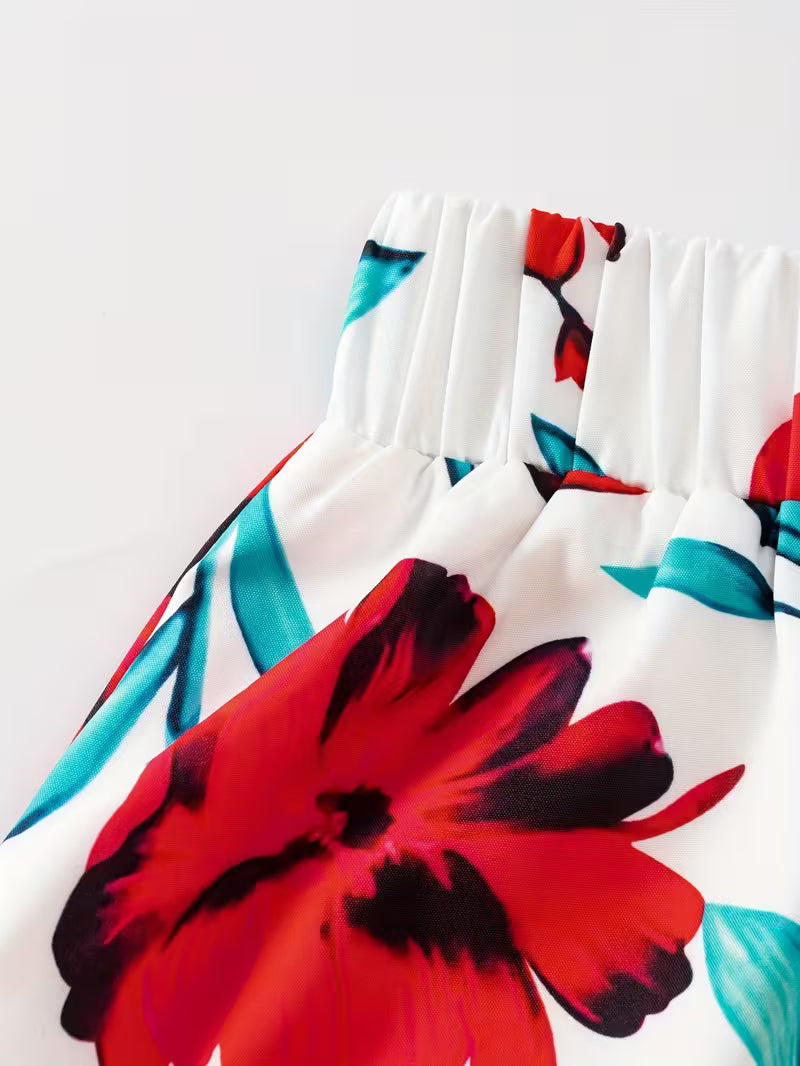 Scarlet Garden Maxi Skirt