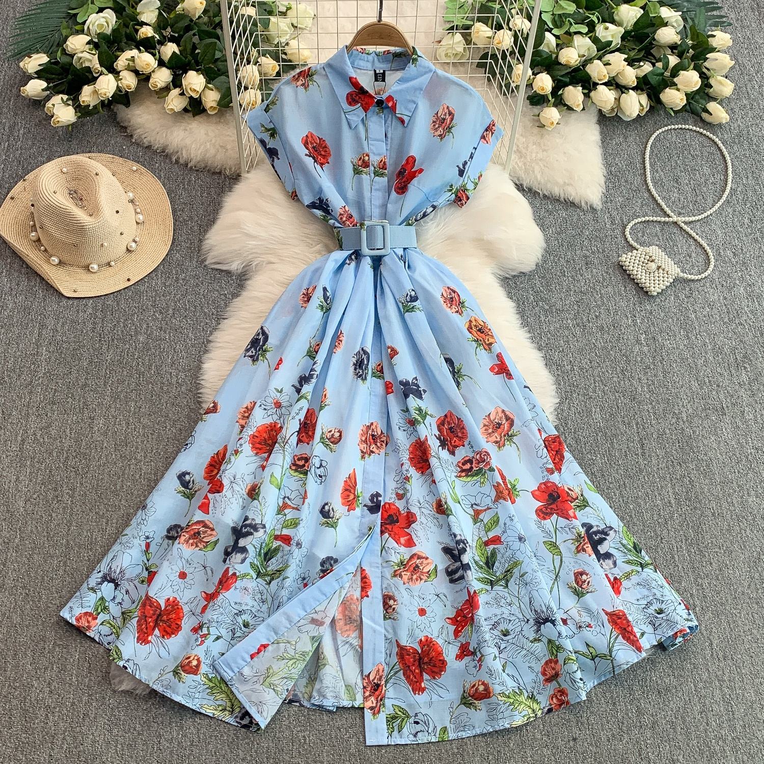 Breezy Lightweight Fabric with Playful Retro Vibes and Effortless  Elegance