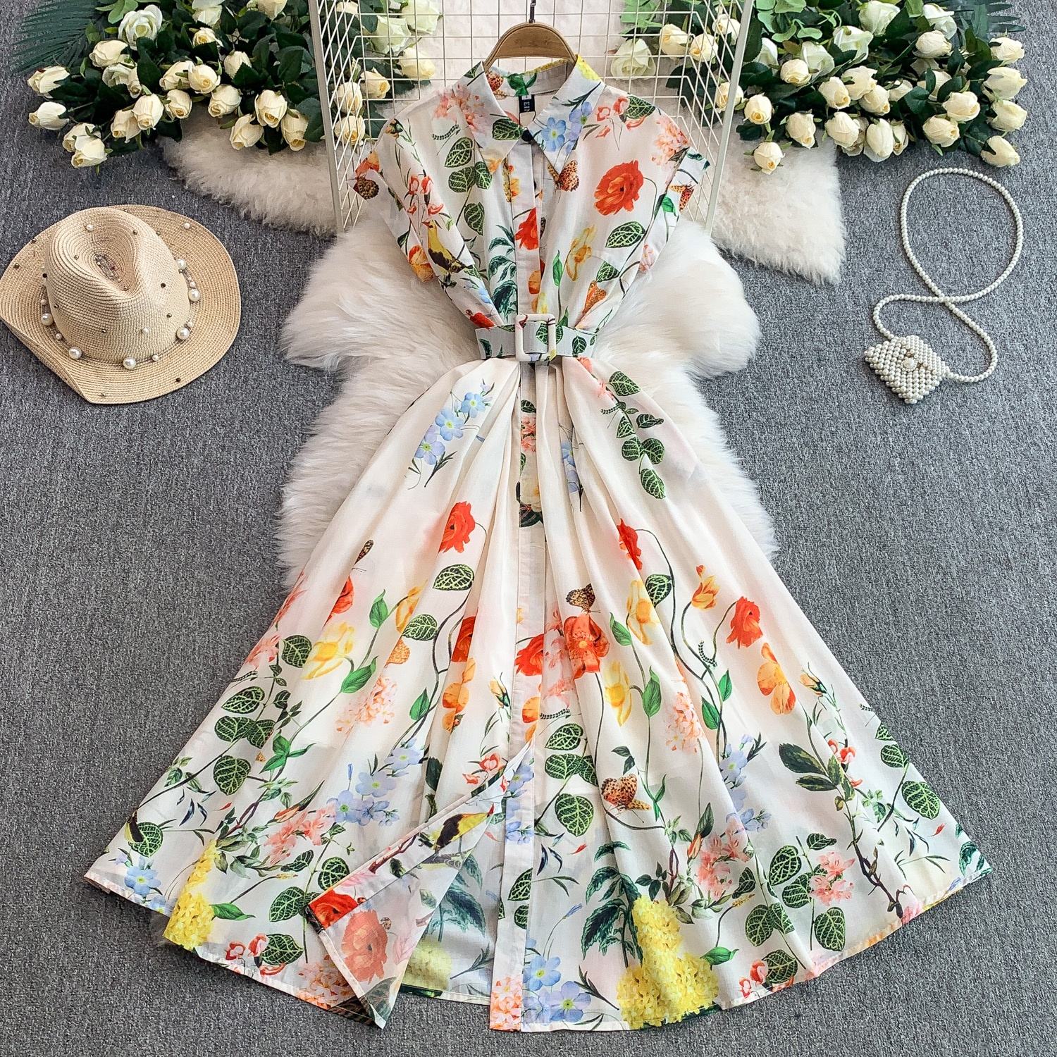 Breezy Lightweight Fabric with Playful Retro Vibes and Effortless  Elegance