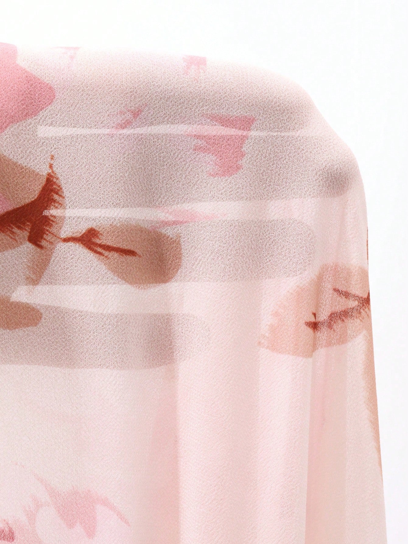 Peach Pink Floral Flowy Dress with Romantic Summer Vibes
