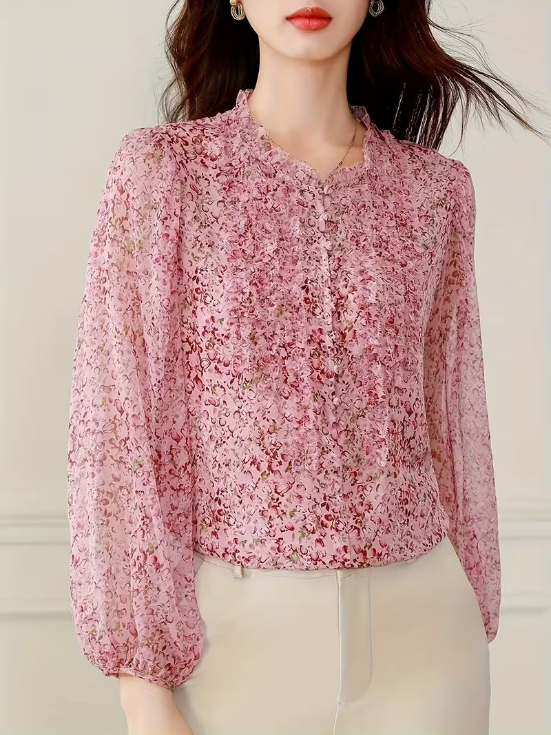 Floral Bloom in Pink, Red And lightweight