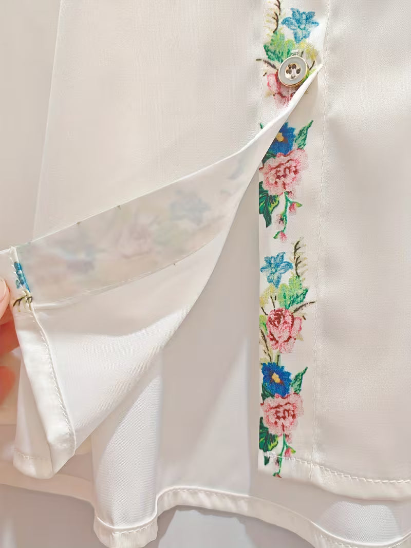 Floral Printed Premium  Shirt