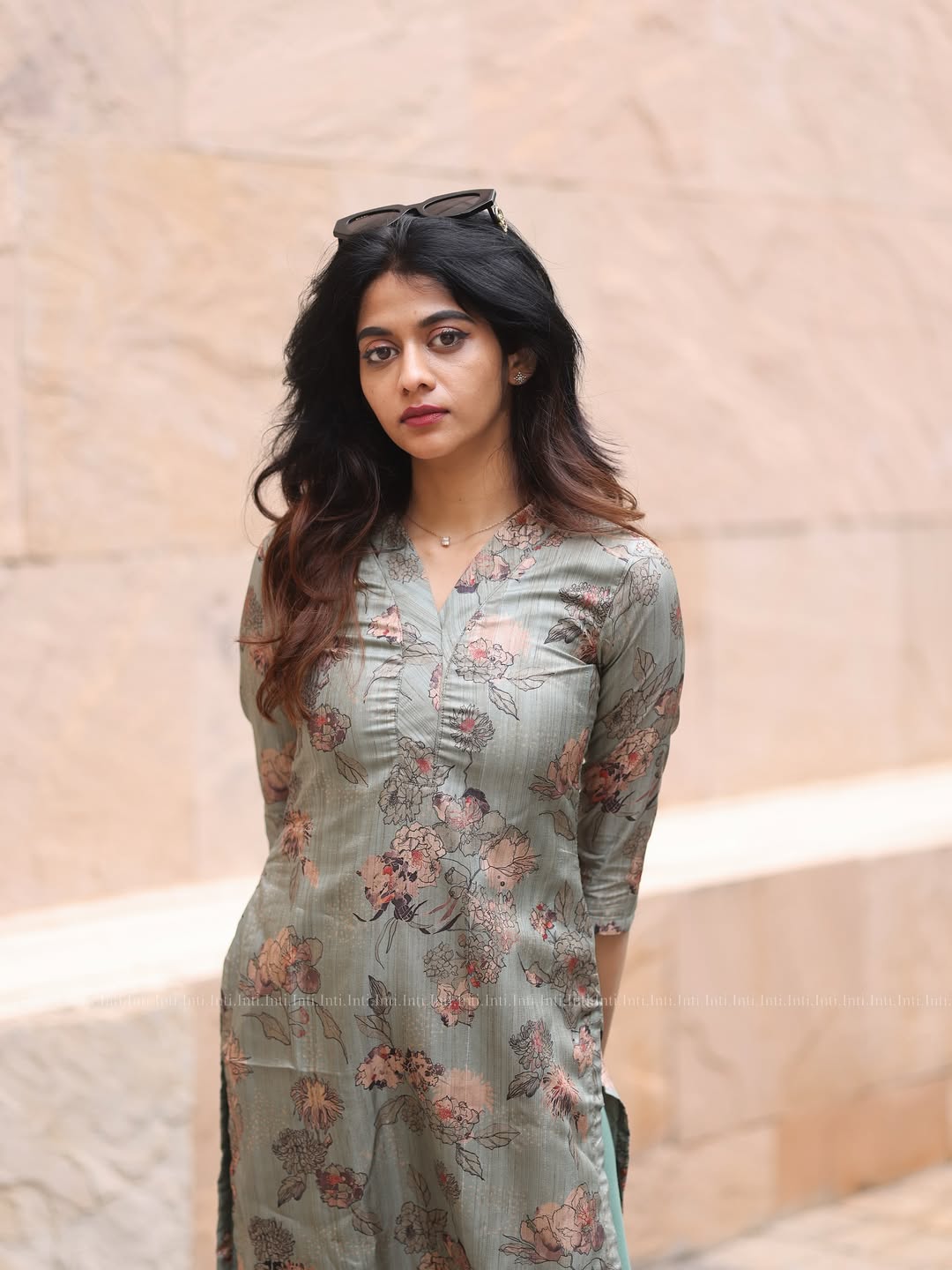 Mint Bloom Kurti Set