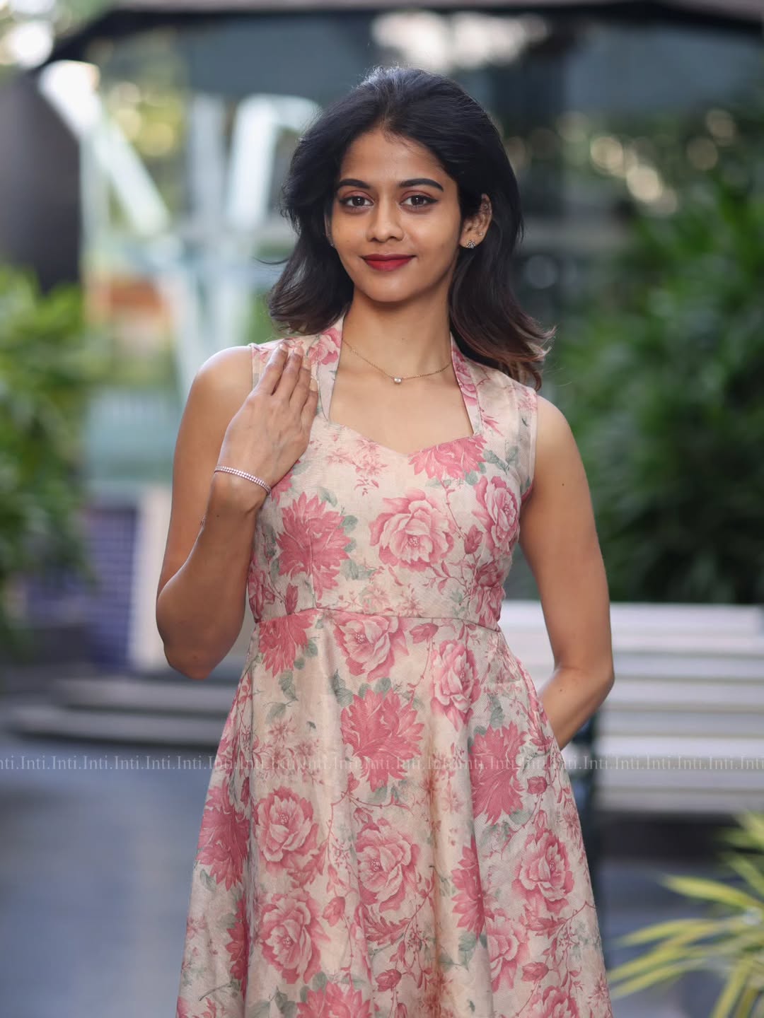 Blush Bloom  effortless elegance  Floral  Dress