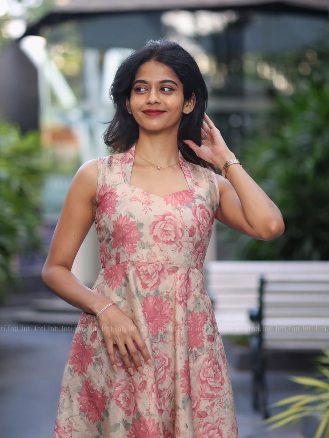 Blush Bloom  effortless elegance  Floral  Dress