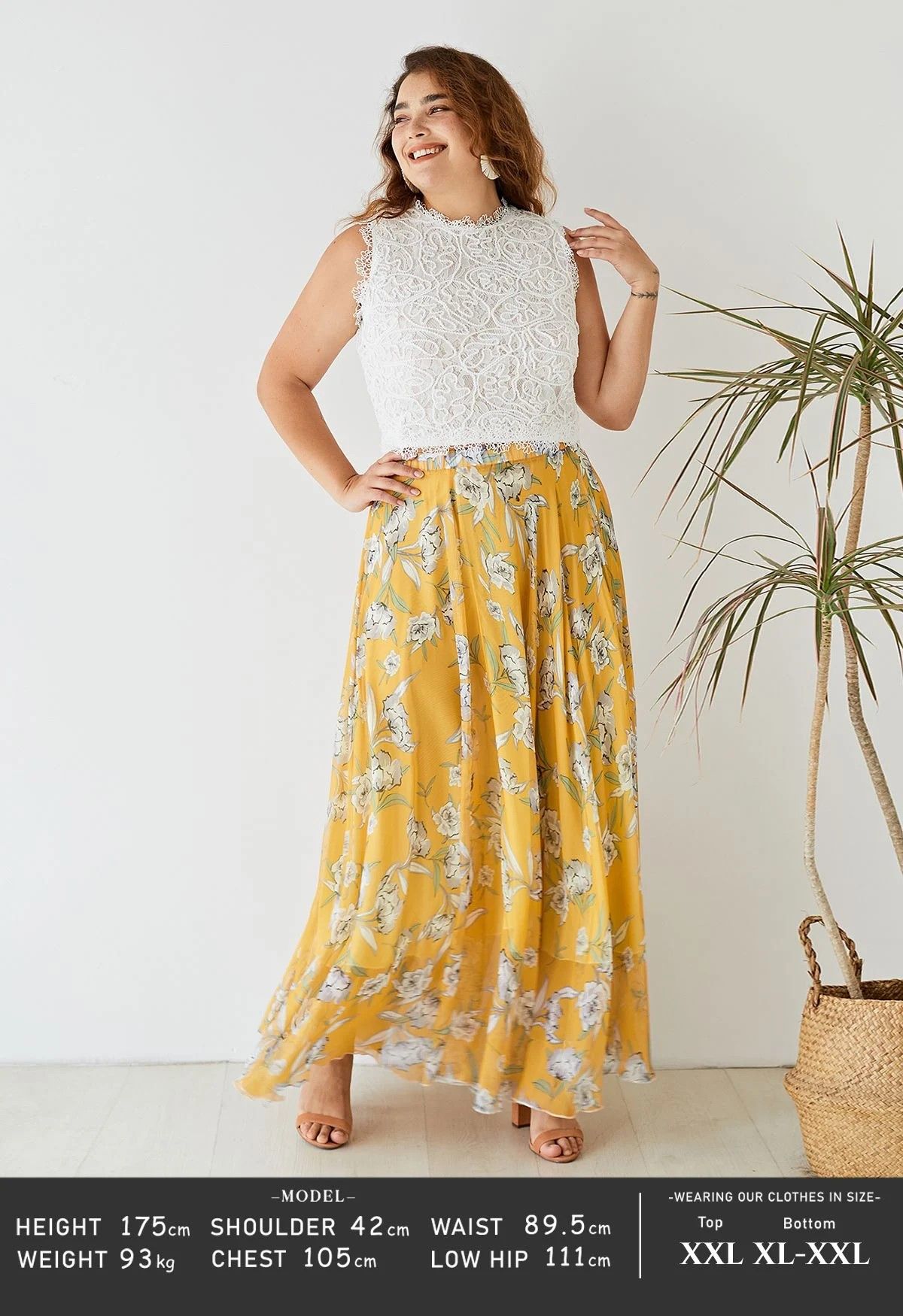 Golden Meadow Floral Georgette Maxi Skirt for Women Featuring a Gentle Flow Lightweight Comfort, and Feminine Charm